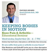 Keeping Bodies in Motion: Knee Pain & Arthritis — Educational Seminar